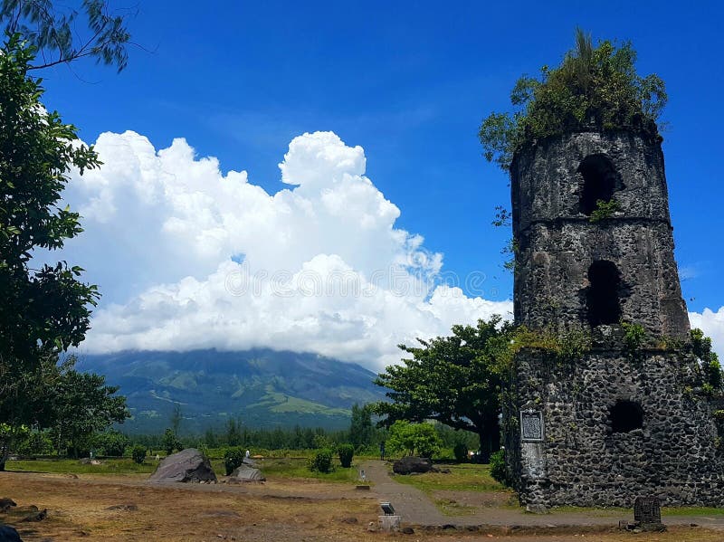 Mayon Volcano stock photo. Image of tourism, landmark - 38121634