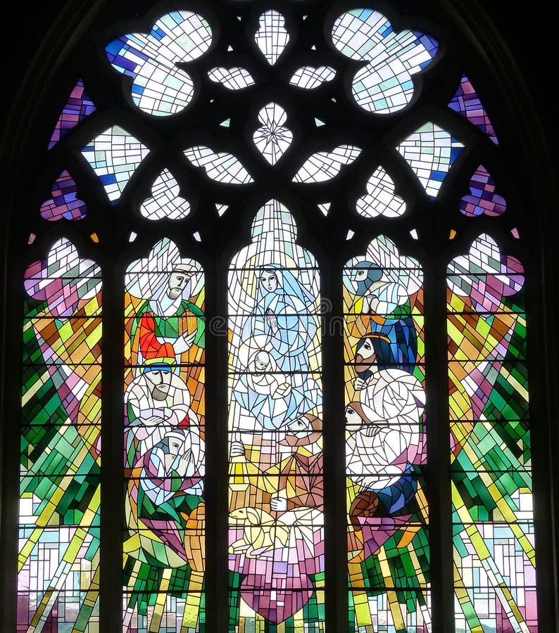 Church Window in Saint David s Cathedral Hobart, Tasmania