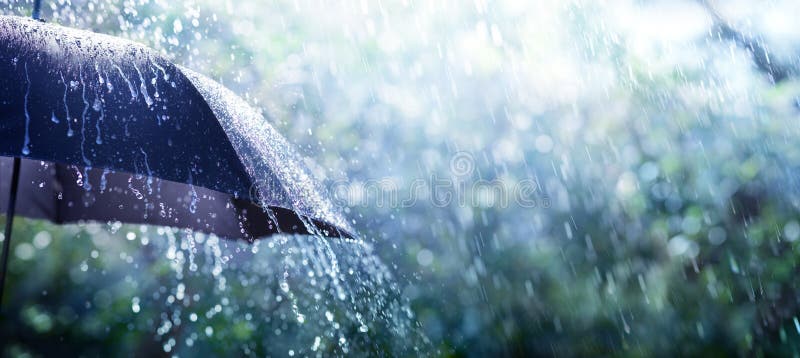 Chuva no guarda-chuva