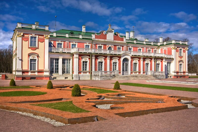 Baroque style castle in Kadriorg Tallinn. Estonia. Baroque style castle in Kadriorg Tallinn. Estonia.