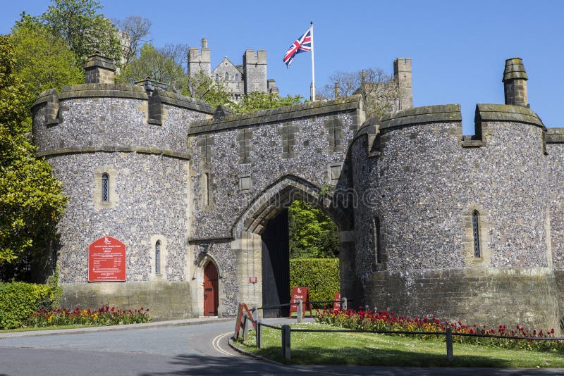 Château d'Arundel dans le Sussex occidental photos stock Château d'Arundel dans le Sussex occidental photos stock