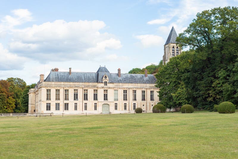 Château d'Etat de Méry-sur-Oise Parc de jardin de château, région de Paris