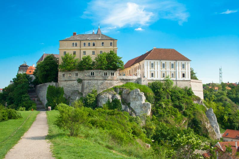 Château dans Veszprem, Hongrie images stock Château dans Veszprem, Hongrie images stock