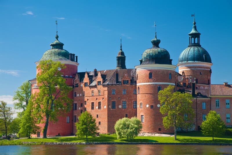 Château de Gripsholm image stock. Image du ensoleillé 20808495