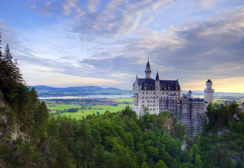 Château de Neuschwanstein images libres de droits Château de Neuschwanstein images libres de droits