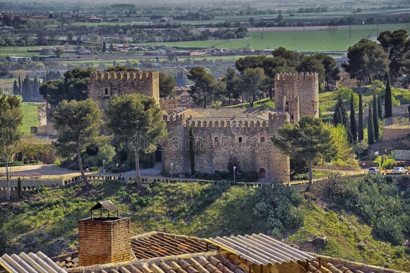 Château de San Servando, Toledo, Espagne image libre de droits Château de San Servando, Toledo, Espagne image libre de droits