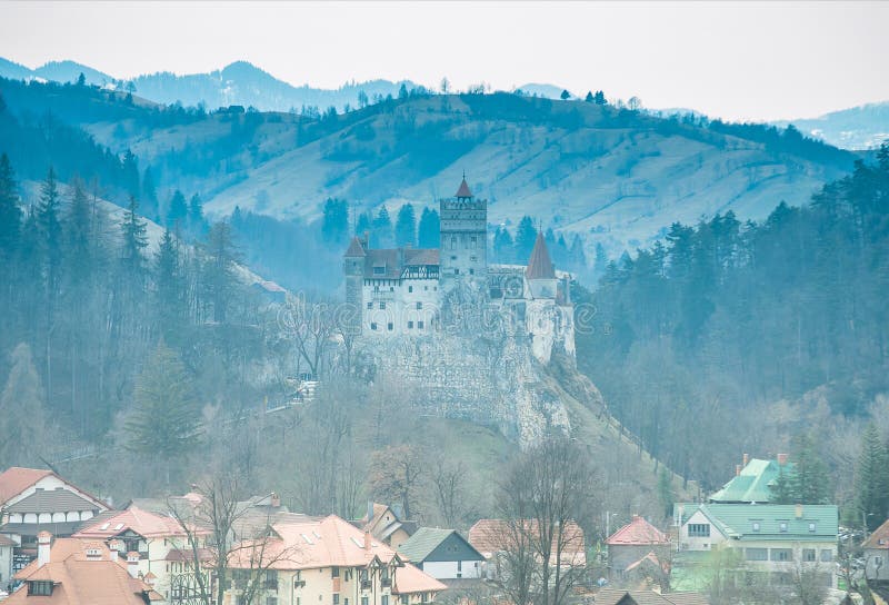 The Bran Castle, situated near Bran and in the immediate vicinity of Brașov, is a national monument and landmark in Romania. The fortress is also known as Dracula&#x27;s castle and it is situated on the border between Transylvania and Wallachia. The Bran Castle, situated near Bran and in the immediate vicinity of Brașov, is a national monument and landmark in Romania. The fortress is also known as Dracula&#x27;s castle and it is situated on the border between Transylvania and Wallachia.