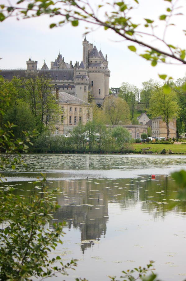 Château des pierrefonds en Picardie, France photos stock Château des pierrefonds en Picardie, France photos stock