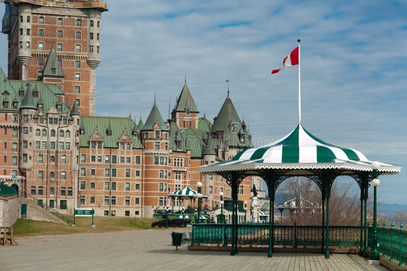 Château Frontenac image libre de droits Château Frontenac image libre de droits