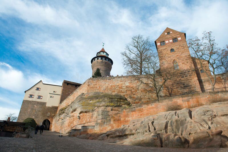 Château impérial de Nuremberg images stock Château impérial de Nuremberg images stock