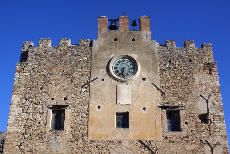 Medieval castle tower in marineo, palermo - sicily. Medieval castle tower in marineo, palermo - sicily