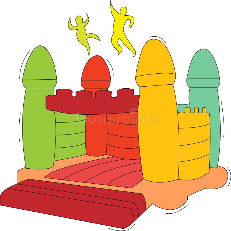 Château plein d'entrain illustration libre de droits Château plein d'entrain illustration libre de droits
