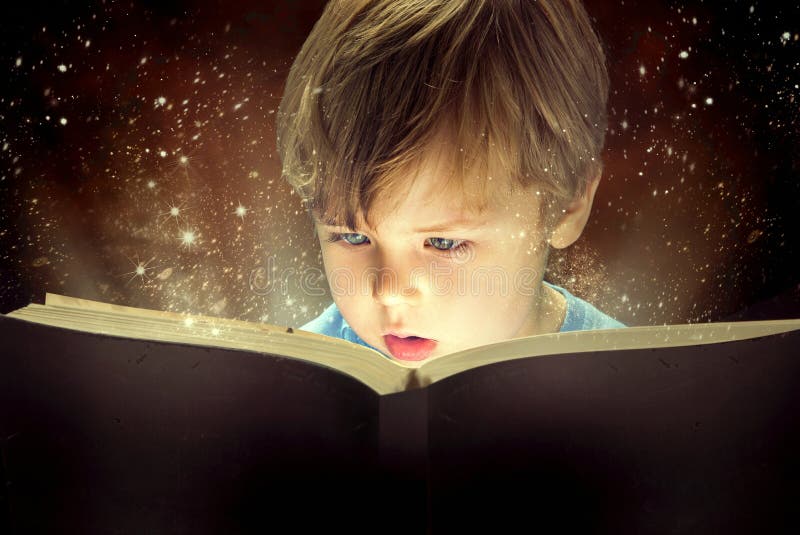 Chłopiec i magiczna książka