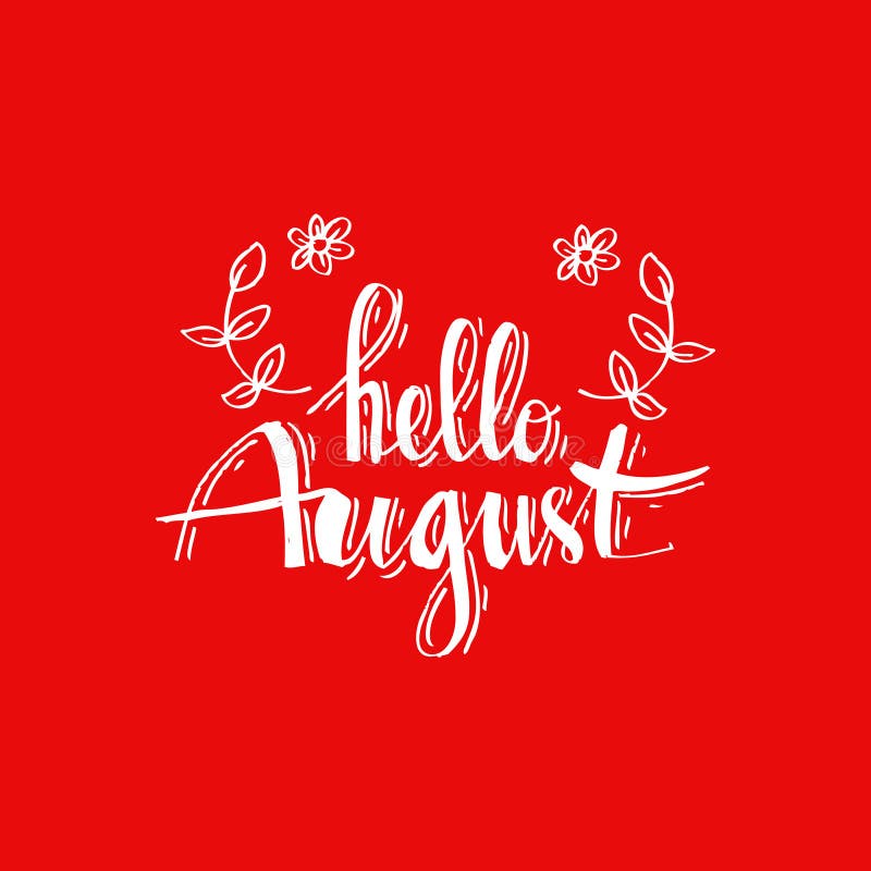 Ciao augusto illustrazione di stock