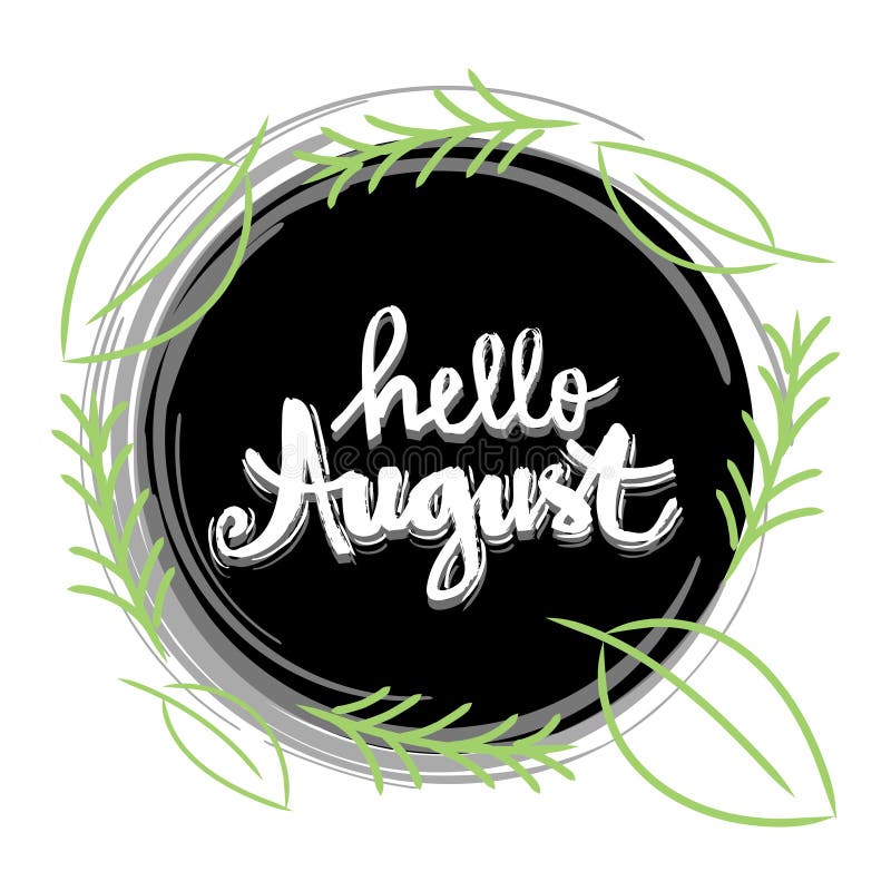 Ciao augusto illustrazione di stock