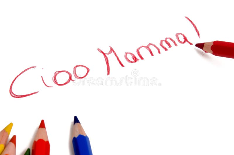 Ciao mamma drawing