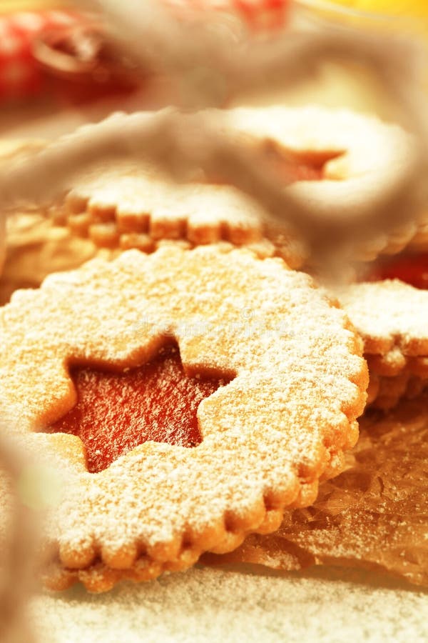 Ciastka shortbread obraz stock