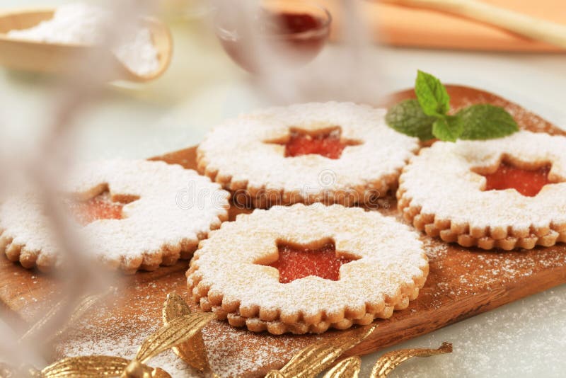 Ciastka shortbread zdjęcia royalty free