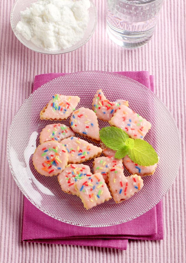 Ciastka shortbread fotografia royalty free