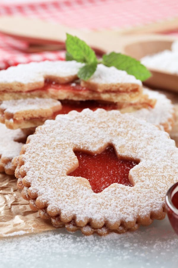 Ciastka shortbread zdjęcie stock