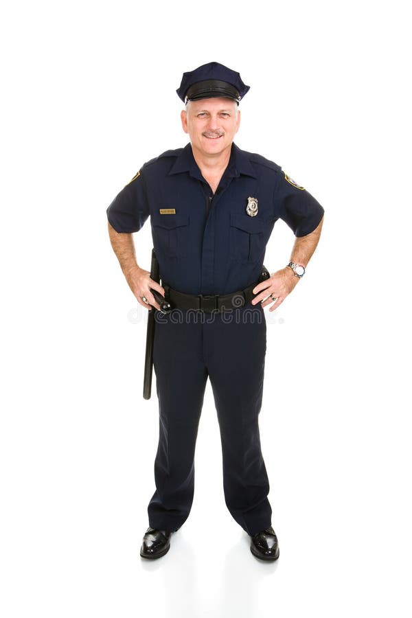 Ciało oficera policji na przedniej