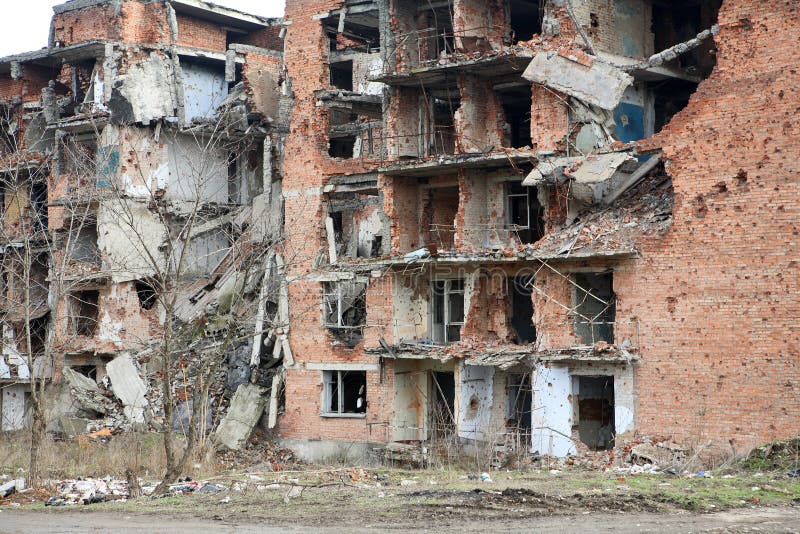 Cicatrizes da guerra em Grozny, Chechn
