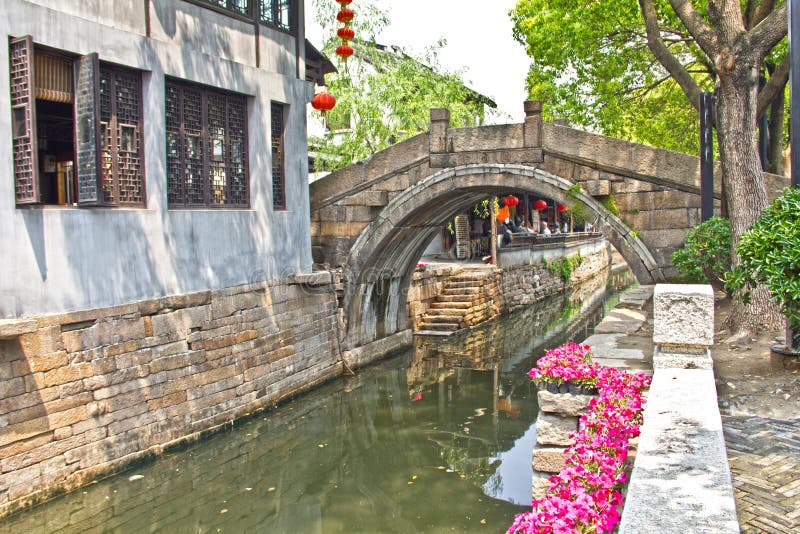 Suzhou water city in China. Suzhou water city in China