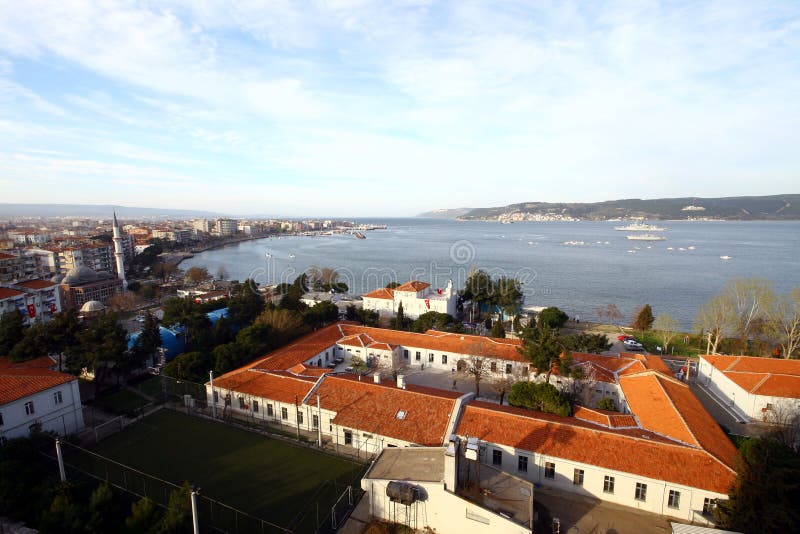 Cidade de Canakkale imagens de stock royalty free Cidade de Canakkale imagens de stock royalty free