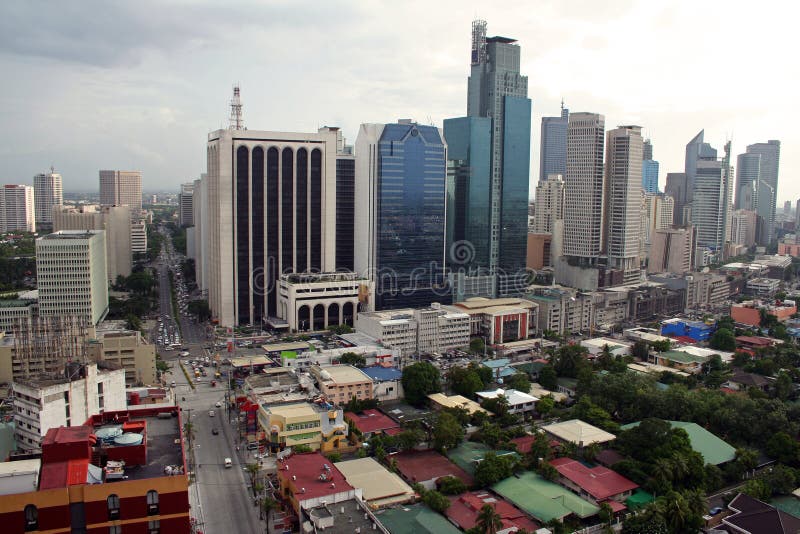 Cidade de Makati imagem de stock Cidade de Makati imagem de stock