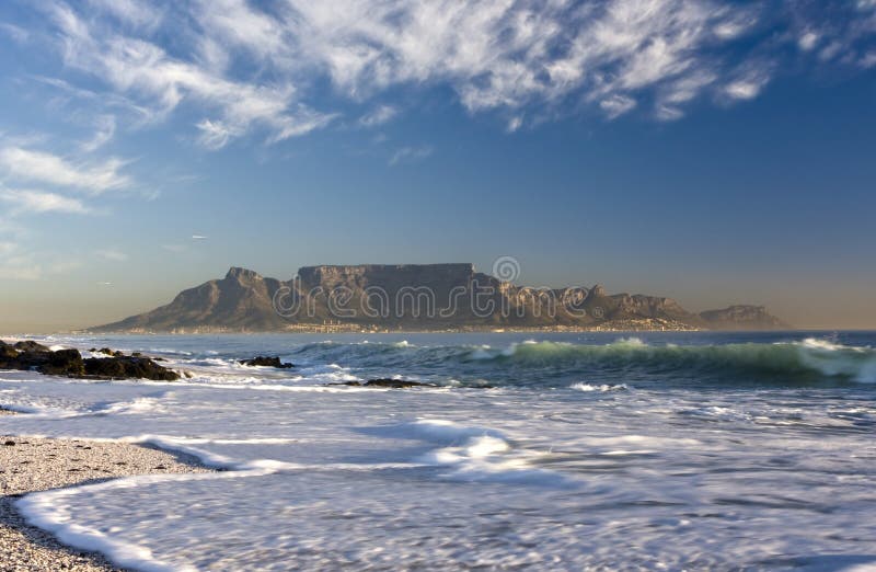 Montanha da Mesa, Cidade do Cabo fotos de stock