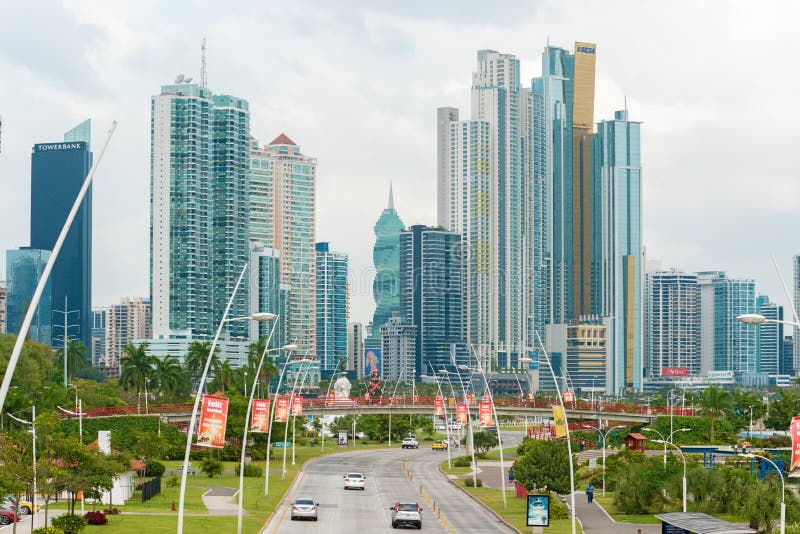 A Cidade do Panamá imagem de stock royalty free A Cidade do Panamá imagem de stock royalty free