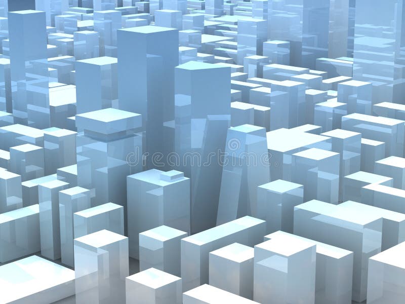 Cidade moderna ilustração do vetor