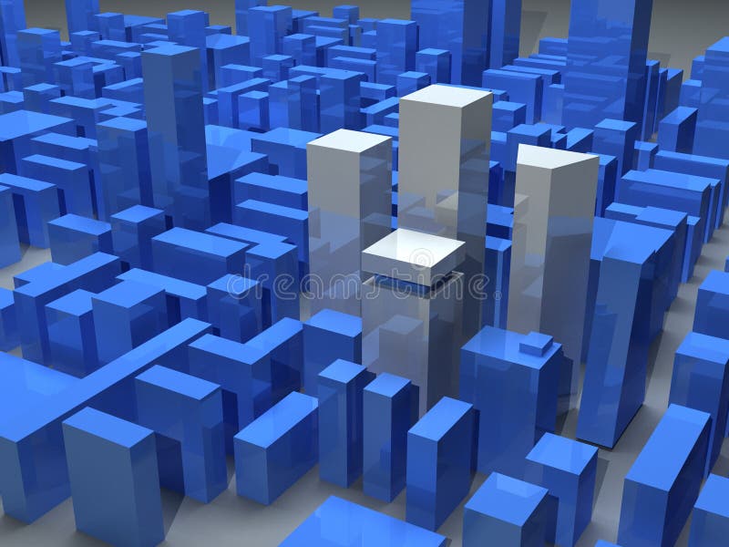 Cidade moderna ilustração stock