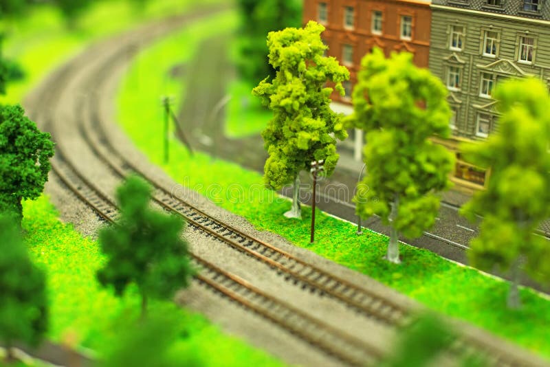 Cidade na miniatura imagem de stock Cidade na miniatura imagem de stock