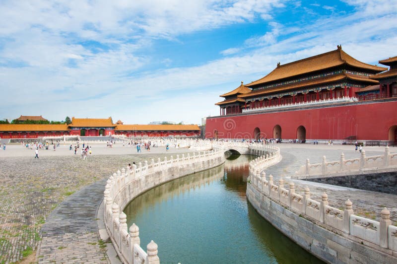 A Cidade Proibida imagens de stock