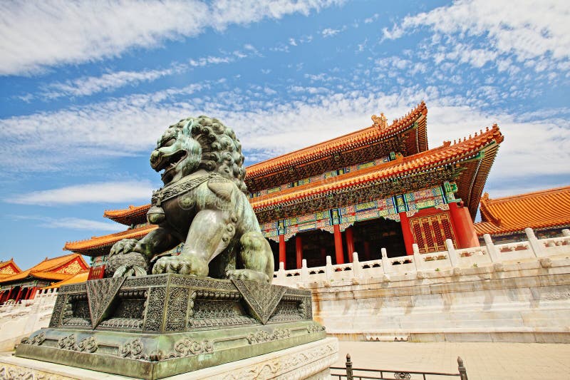 A Cidade Proibida imagem de stock