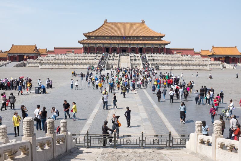 Cidade Proibida, Pequim foto de stock