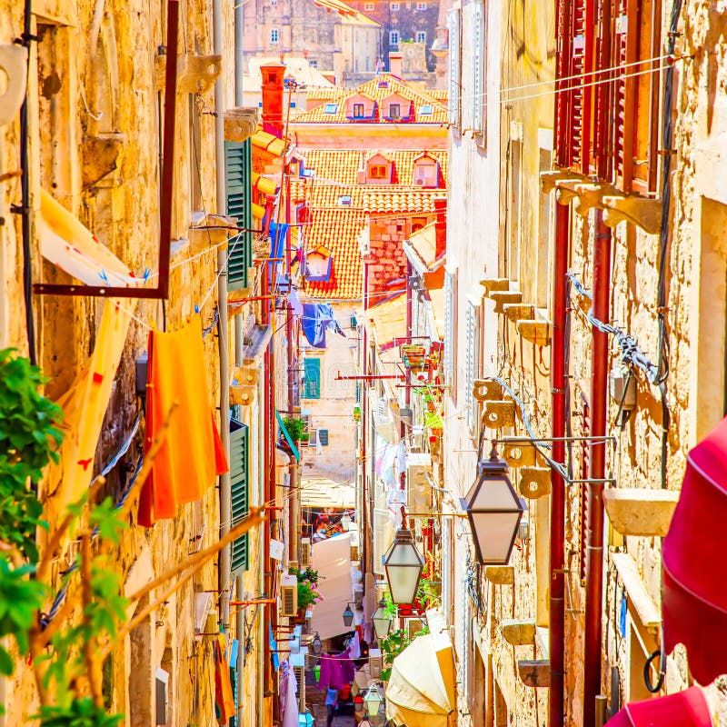 A cidade velha de Dubrovnik imagem de stock A cidade velha de Dubrovnik imagem de stock