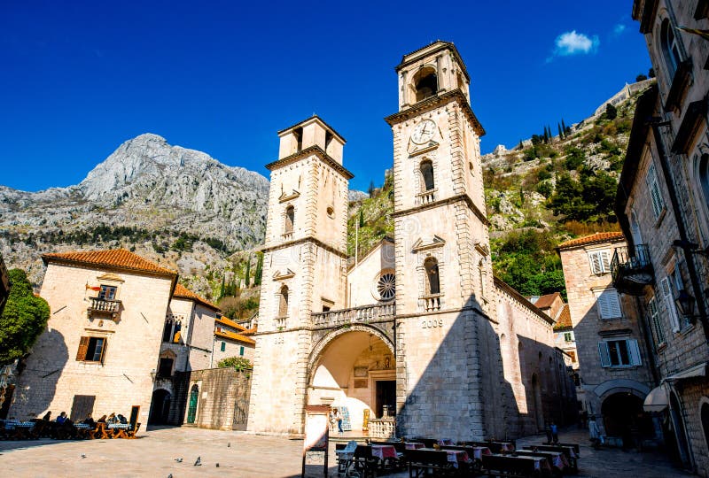 Cidade velha de Kotor em Montenegro imagens de stock Cidade velha de Kotor em Montenegro imagens de stock