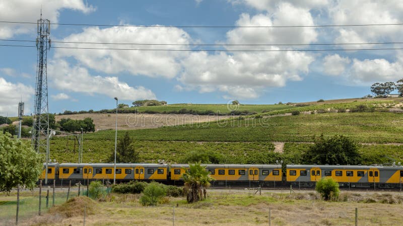 Cidade velha de Stellenbosch foto de stock