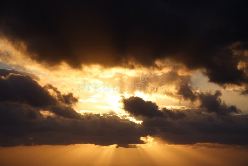 Ciel brûlant photographie stock libre de droits Ciel brûlant photographie stock libre de droits