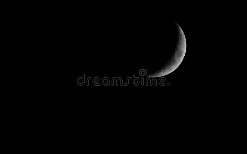 Ciel Ciel nocturne foncé avec la lune astronomie