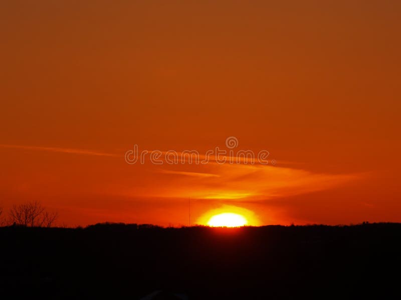 Ciel d'Orangey images libres de droits