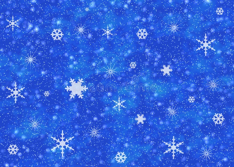 Ciel de neige illustration stock