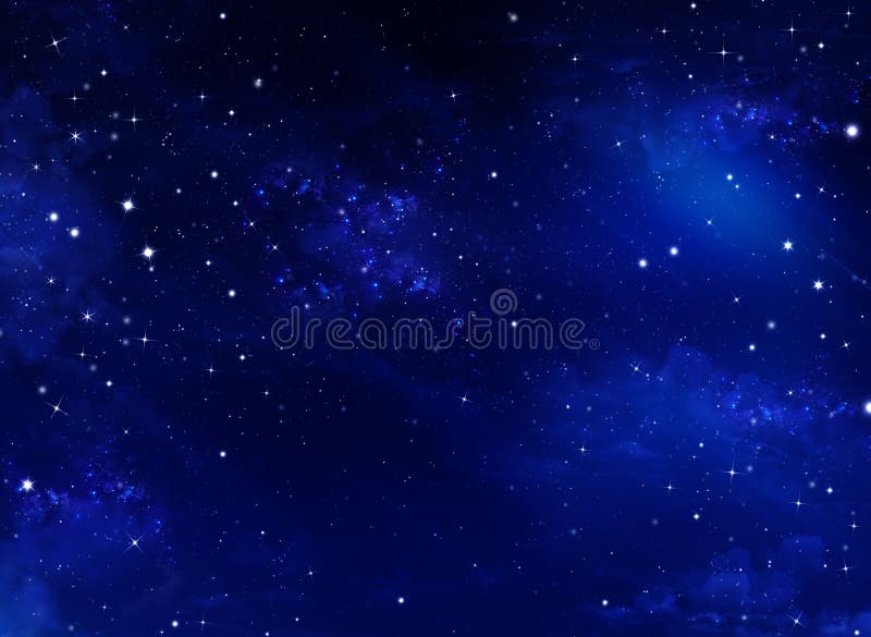 Ciel de nuit étoilé illustration stock Ciel de nuit étoilé illustration stock