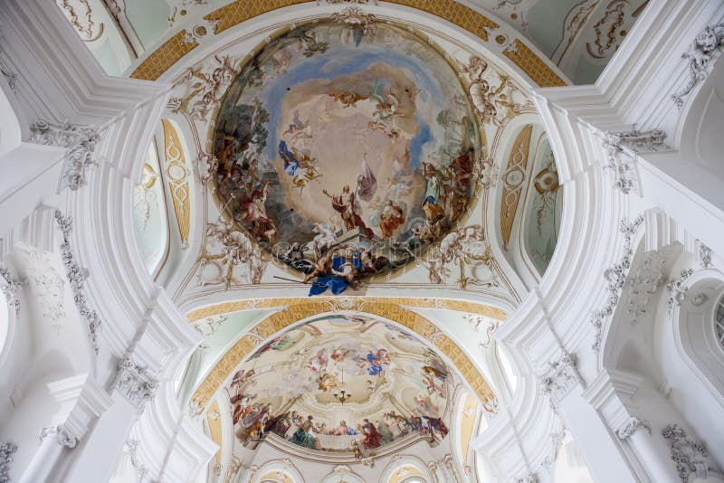 Ceiling Abbey Church Neresheim