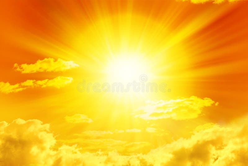 Cielo de oro de Sun