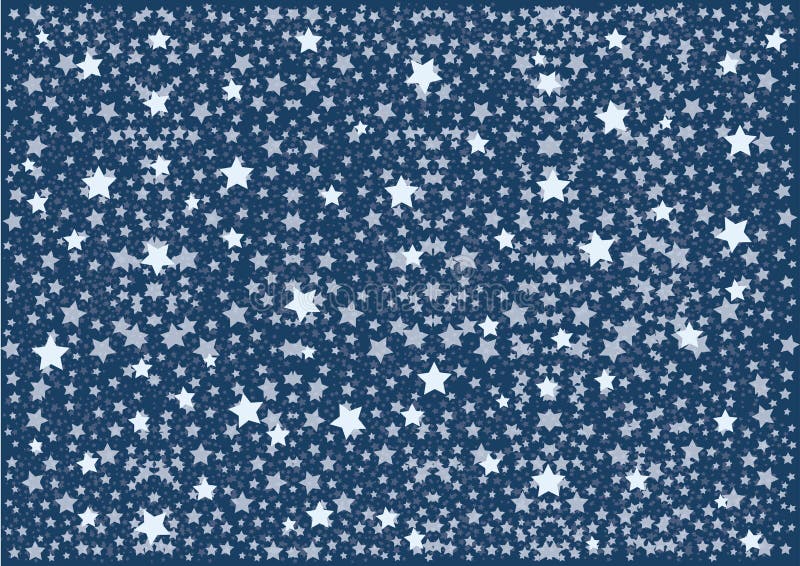 Cielo nocturno azul con las estrellas y los puntos blancos del modelo Ilustraci?n del vector ilustración del vector Cielo nocturno azul con las estrellas y los puntos blancos del modelo Ilustraci?n del vector ilustración del vector