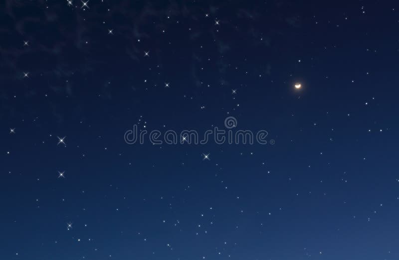 Cielo nocturno con las estrellas fotografía de archivo Cielo nocturno con las estrellas fotografía de archivo