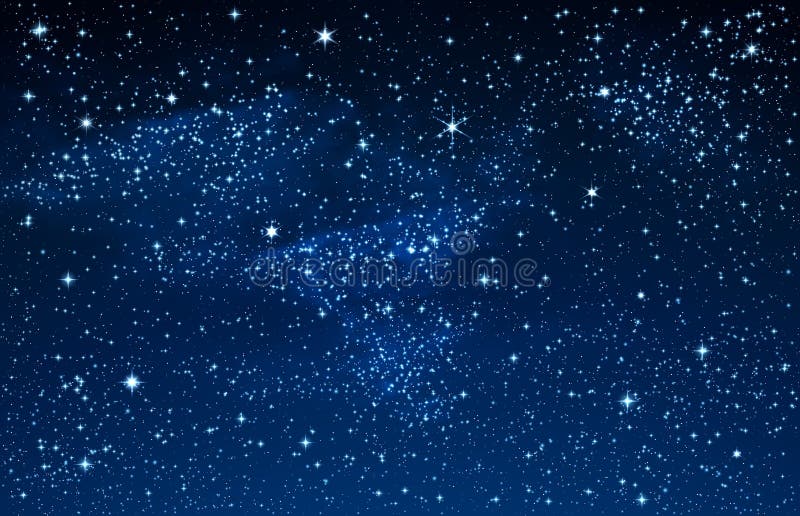 Cielo y galaxia estrellados